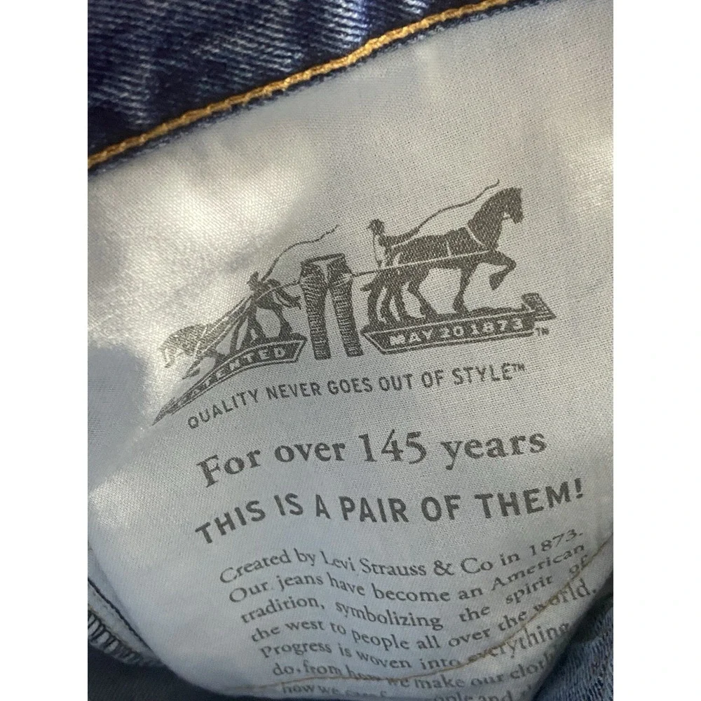 Levis‎ 560 Mens Jeans Blue Denim 38x32 (Actual 38x31) Straight Relaxed Comfort